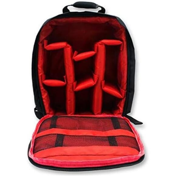 Waterproof SLR/DSLR Camera Backpack ShoulderBag Travel Case For Canon Nikon Sony - Picture 2 of 8